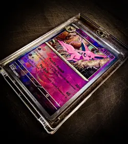 Pokemon TCG Espeon 033/131 Prismatic Evolutions POKE BALL Pattern Reverse Holo - Image 2