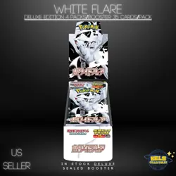 White Flare Booster Box Deluxe IN Stock Japanese Pokemon SV11W Unova - Image 1