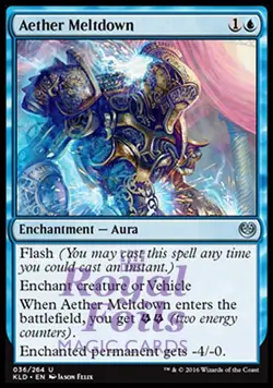 Aether Meltdown 2x FOIL KLD MTG Kaladesh Uncommon MINT blue - Image 1