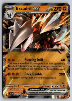 Excadrill ex 046/086 Holo Double Rare Black Bolt Pokemon Near Mint - Image 1