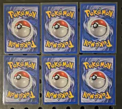 POKEMON TCG BASE SET FRENCH LANGUAGE 1ST EDITION LOT OF 6 - Image 2