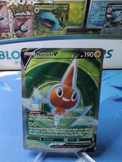 Rotom V - 176/196 - Pokemon Lost Origins Full Art Ultra Rare Card NM - Image 1