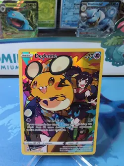 Dedenne - TG07/TG30 - Pokemon Brilliant Stars Sword & Shield Holo Rare Card NM - Image 1