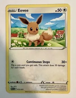 Eevee (013/015) Promo NM M24 McDonald's Promos 2024 Pokemon TCG - Image 1