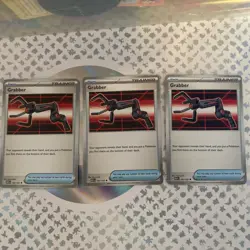 3 x Grabber [162/165] Pokemon Trainer Card Scarlet & Violet 151 - Image 1