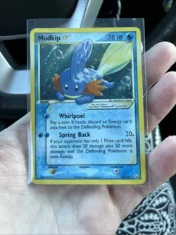 Pokemon Mudkip Gold Star Holo - Image 2