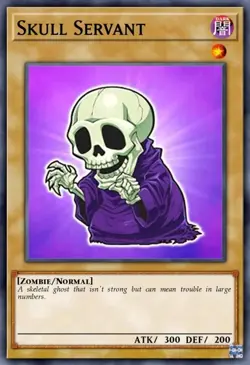 Yugioh Skull Servant Chibi Artwork BLMM-EN002 1st Edition Secret Rare NM Presale - Image 1