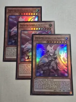 3x Dogmatika Fleurdelis, the Knighted 1st Edition Ultra Rare CH01-EN015 Yu-Gi-Oh - Image 1