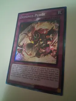 Yu-Gi-Oh! Dominus Purge Trap Ultra Rare Foil Konami Standard collector’s rare - Image 1