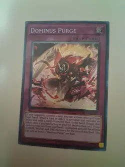 Yu-Gi-Oh! Dominus Purge Trap Ultra Rare Foil Konami Standard collector’s rare - Image 2