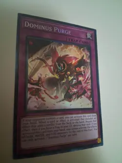 Yu-Gi-Oh! Dominus Purge Trap Ultra Rare Foil Konami Standard collector’s rare - Image 3