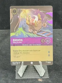 Disney Lorcana-Wilds Unknown-Bashful-Riding the Rails-#39-Cold Foil-M/NM - Image 4