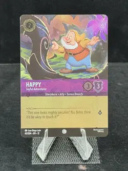 Disney Lorcana-Wilds Unknown-Happy-Joyful Adventurer-#43-Cold Foil-M/NM - Image 4