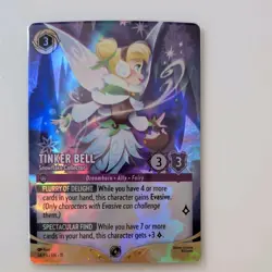 TInker Bell Snowflake Collector 34/P3 Foil Promo Disney Lorcana Winterspell - Image 1