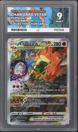 Charizard VSTAR SWSH262 Black Star Promo Card Pokemon TCG ACE 9 - Image 2