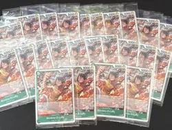 24x One Piece Card Game - Monkey D Luffy - P-135 - Release Promo Pack Sealed - Image 1