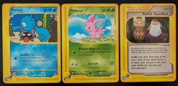 2003 Pokemon Aquapolis 3 Card Lot - Image 1