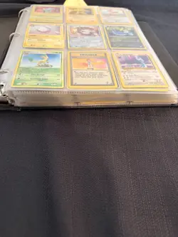 Vintage Pokemon Cards in Binder - Image 1
