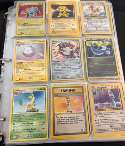 Vintage Pokemon Cards in Binder - Image 2