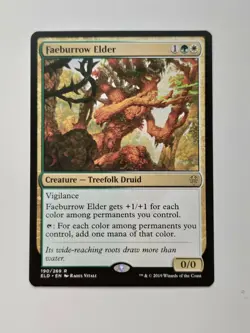 MTG Magic card Faeburrow Elder Throne of Eldraine - Eng, Boosterfresh(NM) - Image 1