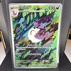 Arbok Holo Illustration Rare Card 176/162SV05: Temporal Forces NM Condition - Image 1