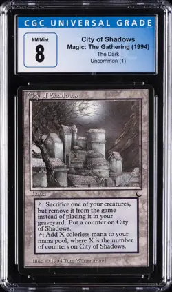 1994 MTG THE DARK CITY OF SHADOWS CGC 8 - Image 1