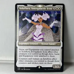 Solaflora, Intergalactic Icon (246) Unfinity UNF MTG Magic The Gathering - Image 1