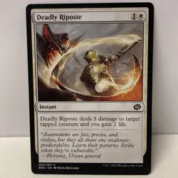 Deadly Riposte (005) The Brothers' War BRO MTG Magic The Gathering - Image 1