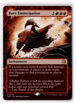 Fiery Emancipation 42 Wilds of Eldraine: Enchanting Tales WOT NM - Image 1