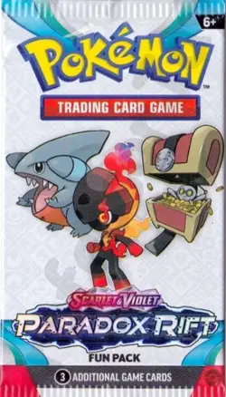 2x Pokemon TCG Scarlet & Violet Paradox Rift Fun Pack Booster Reverse Holo - Image 1