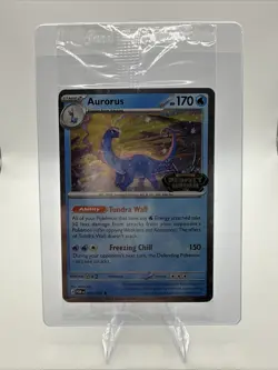 Pokemon Aurorus Perfect Order STAMPED Promo Cosmos Holo Card #24 SEALED 🦕 - Image 1