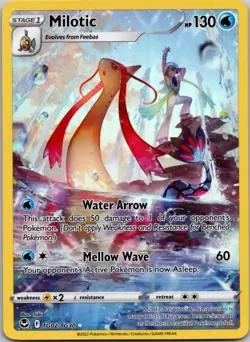 Milotic TG02/TG30 Holo Silver Tempest Trainer Gallery Pokemon NM - Image 1