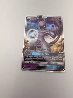Pokemon TCG Mewtwo GX Secret Rare Shining Legends - Image 1