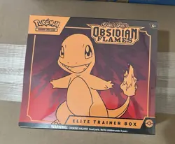 Pokemon TCG Scarlet & Violet Obsidian Flames Elite Trainer Box Factory Sealed - Image 1