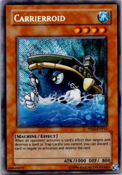 Carrierroid PP02-EN015 Secret Rare NM Yugioh - Image 1