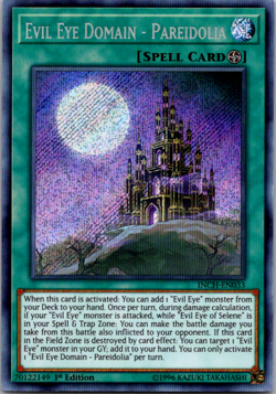 Evil Eye Domain - Pareidolia INCH-EN033 Secret Rare 1st - YUGIOH - Image 1