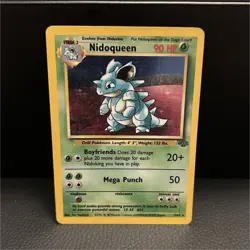 1999 WOTC Nidoqueen Jungle Set 7/64 Holo Rare Unlimited Pokemon TCG Card English - Image 1