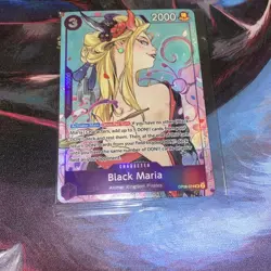 *sealed*One Piece Black Maria (Illustration Box Vol.2) OP08-074 Promo Card Foil - Image 3
