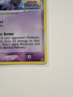 Omanyte 74/110 EX Holon Phantoms Stamp Reverse Holo Pokemon Card LP - Image 5