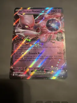 Pokemon TCG Team Rockets Mewtwo EX Double Rare Card 081/182 - Image 1