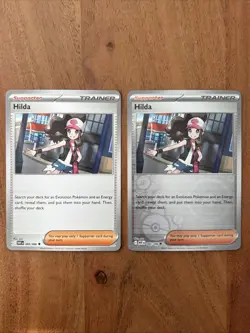 Pokemon TCG Hilda 084/086 White Flare Uncommon & Reverse Holo Set NM Cards - Image 1