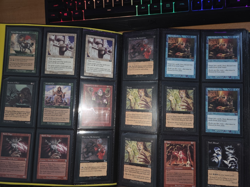 MTG Vintage collection circa 1995-2002 Assorted with Folder. Lightly played. - Image 1