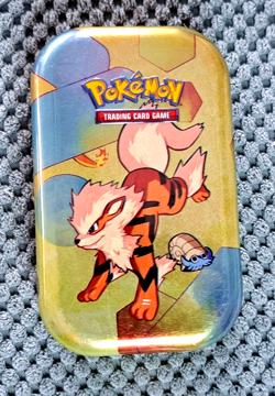Pokemon Sammelkartenspiel - Mini-Tin-Box Karmesin & Purpur - 151 - Neu - Image 1