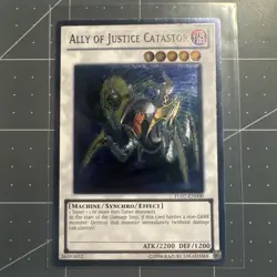 YUGIOH! Ally of Justice Catastor Ultimate Rare UTR TU07-EN000 - Image 1