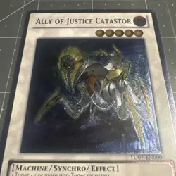 YUGIOH! Ally of Justice Catastor Ultimate Rare UTR TU07-EN000 - Image 3