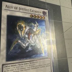 YUGIOH! Ally of Justice Catastor Ultimate Rare UTR TU07-EN000 - Image 5
