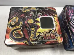 Lot of 2 Yu-gi-oh EMPTY TINS Red Dragon Archfiend Earthbound Immortals - Image 2