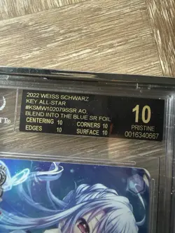BGS 10 BLACK LABEL | Ao, Blend Into The Blue | Weiss Schwarz Key-All Star | POP1 - Image 3