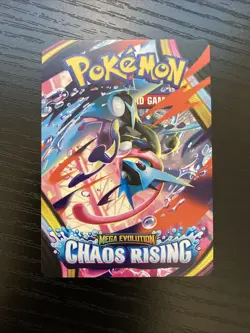 Greninja Chaos Rising Build & Battle Trainer Tips Pack Art Card Pokemon English - Image 1