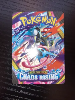 Greninja Chaos Rising Build & Battle Trainer Tips Pack Art Card Pokemon English - Image 2